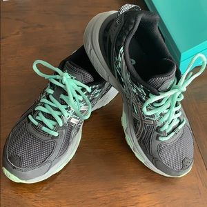 ASICS Gel-Venture 6 Grey & Mint Running Shoes